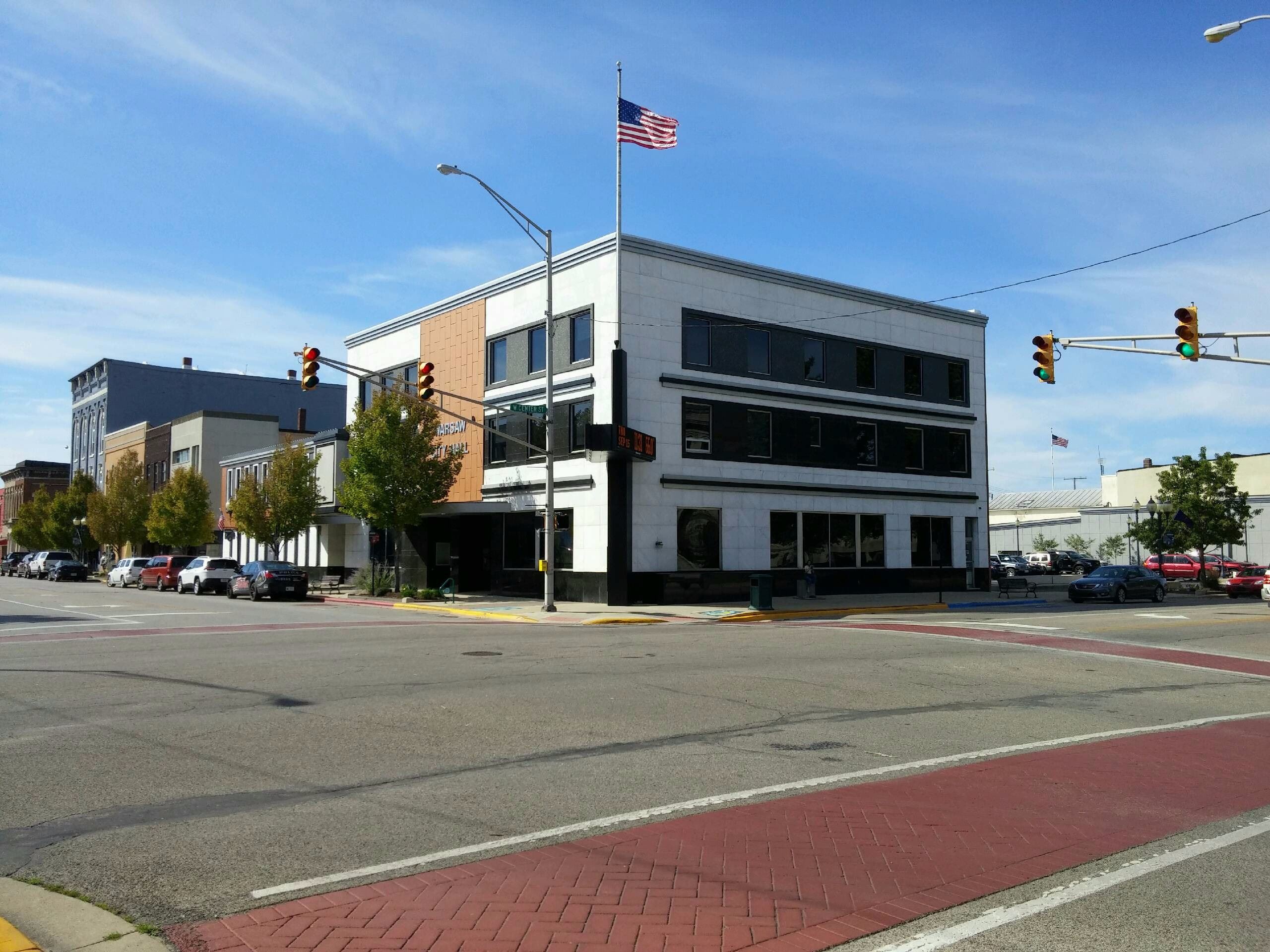 City Hall from Corner of Buffalo and Center