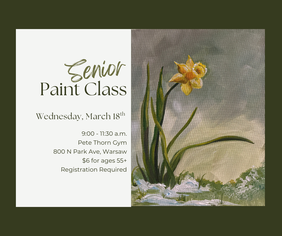 March's Senior Paint Class FB - Spring's Promise