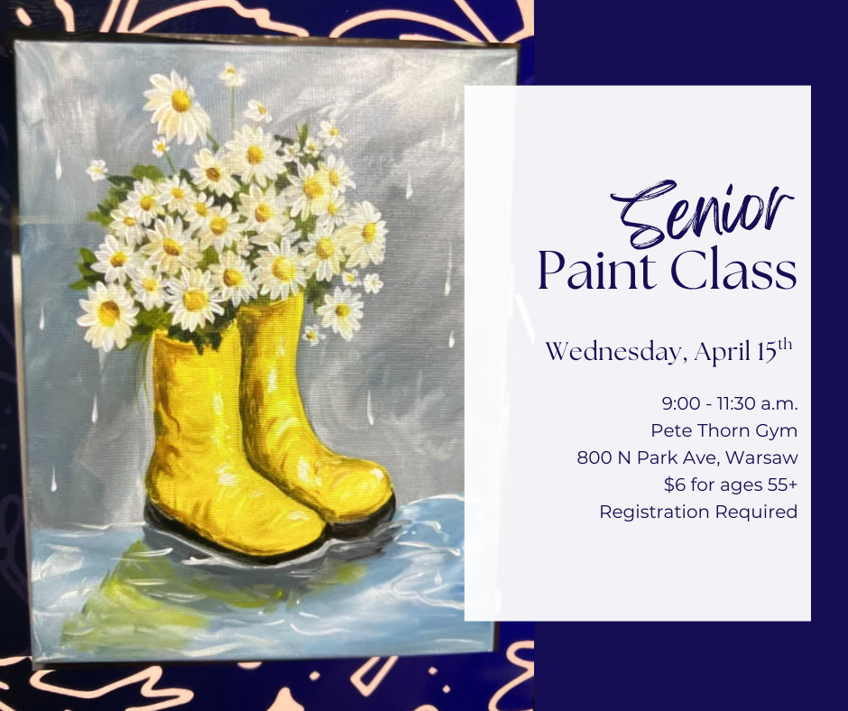 Senior Paint Class April Showers