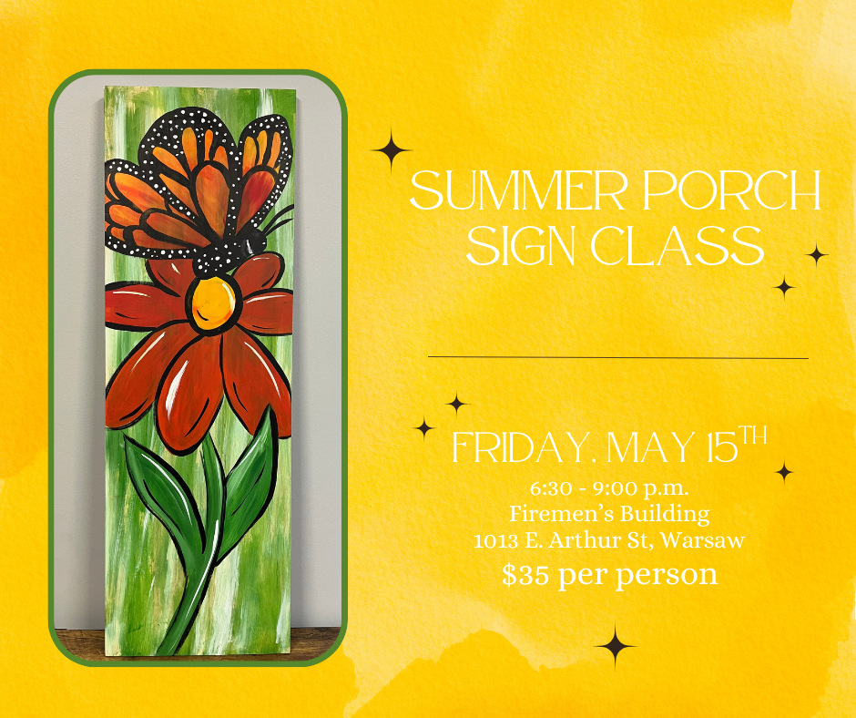 Summer Porch Sign Class